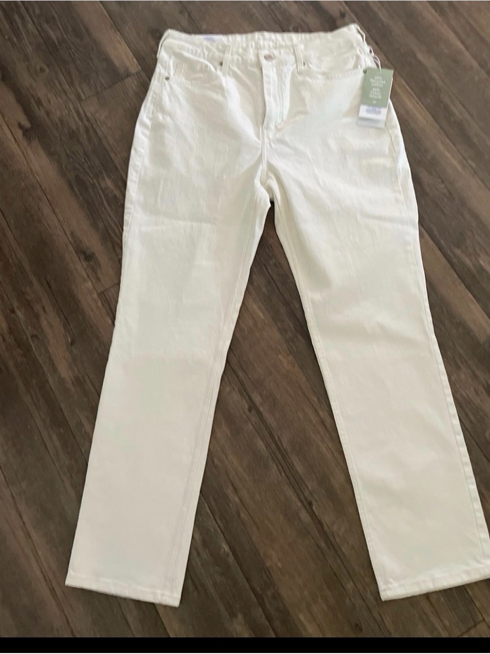 Women White Straight-Leg Jeans